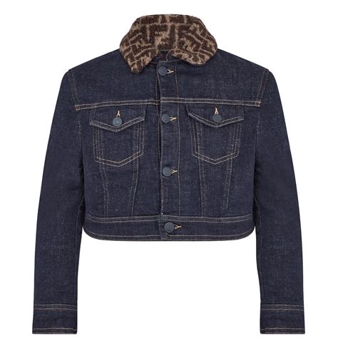 fendi jeans black jacket|designer fendi denim jacket.